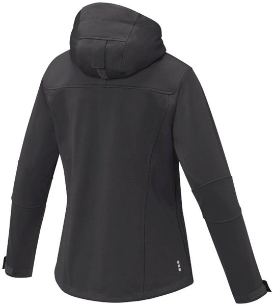 Obrázky: Dámska SOFTSHELL bunda Match ELEVATE tm.šedá XL, Obrázok 3