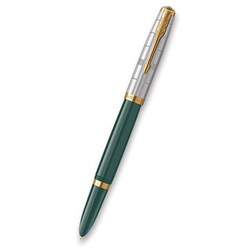 Obrázky: Parker 51 Premium Forest Green GT pl. pero, hr.F