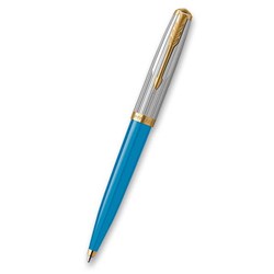 Obrázky: Parker 51 Premium Turquoise GT guličkové pero