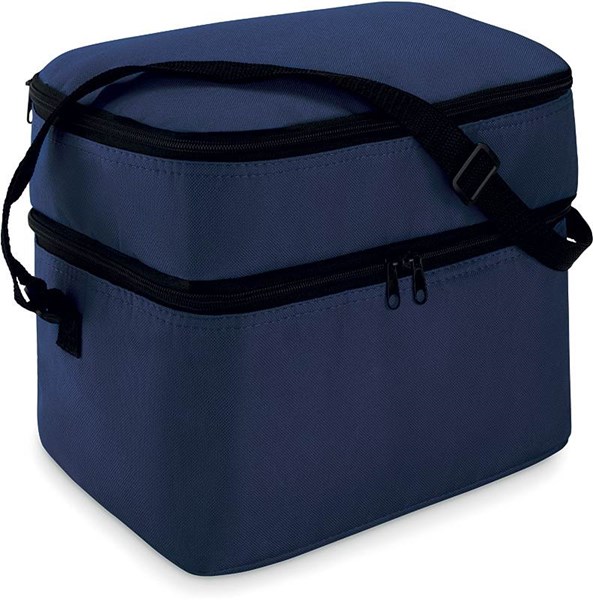 Obrázky: Chladiaca taška s dvomi priehradkami modrá