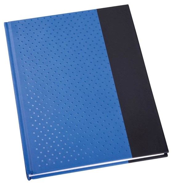 Obrázky: Modrý poznámkový zápisník A6, linajkové listy