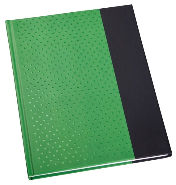 Obrázky: Zelený poznámkový zápisník A6, linajkové listy, Obrázok 1