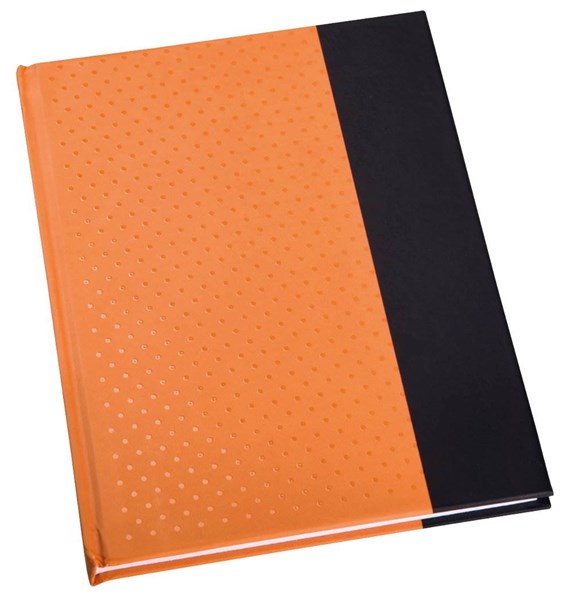Obrázky: Oranžový poznámkový zápisník A5, linajkové listy, Obrázok 1