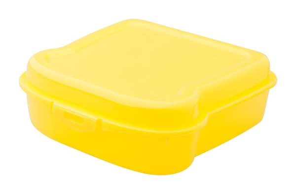 Obrázky: Plastová krabička na toust alebo desiatu, žltá