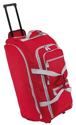 Obrázky: Veľká cestovná taška na kolieskach, červená