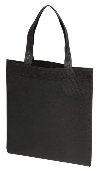 Obrázky: Malá nákupná taška netkaná textília, čierna, Obrázok 1