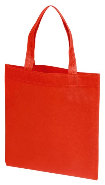 Obrázky: Malá nákupná taška netkaná textília, červená