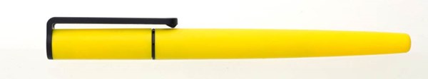 Obrázky: Žlué pogumované plastové gélové pero GELPEN
