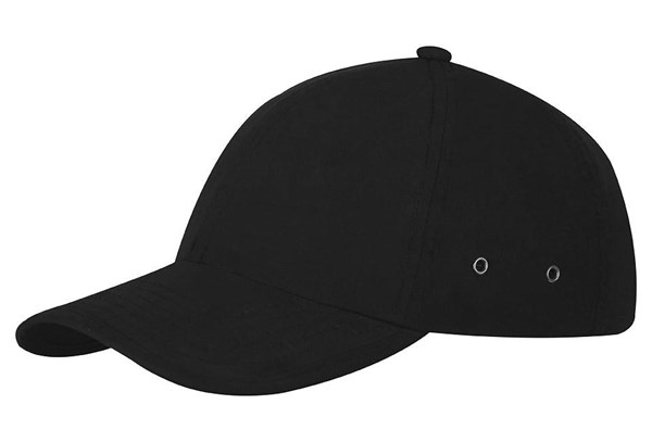 Obrázky: Ľahká šesťdielna čierna čiapka z mikrovlákna, Obrázok 2