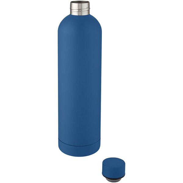 Obrázky: Nerezová termofľaša 1l s vákuovou izoláciou, modrá, Obrázok 2