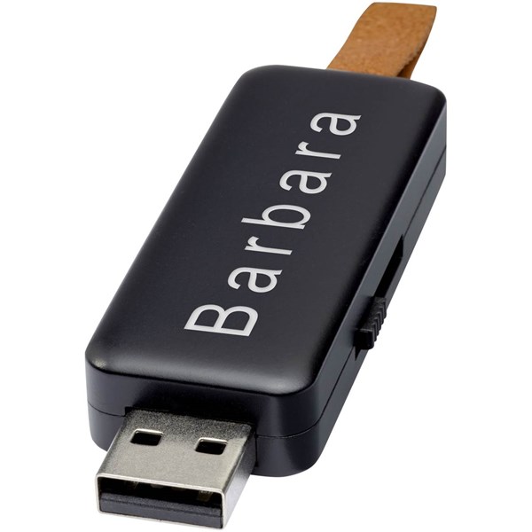 Obrázky: Svietiaci USB flash disk s kapacitou 4 GB čierny, Obrázok 3