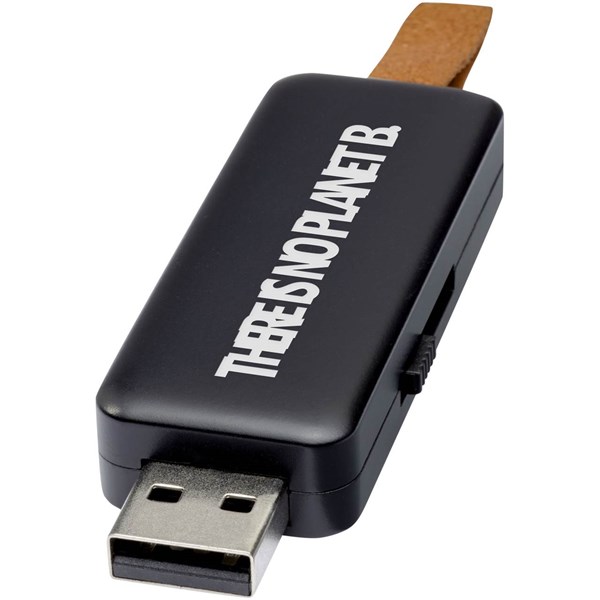 Obrázky: Svietiaci USB flash disk s kapacitou 8 GB čierny, Obrázok 2