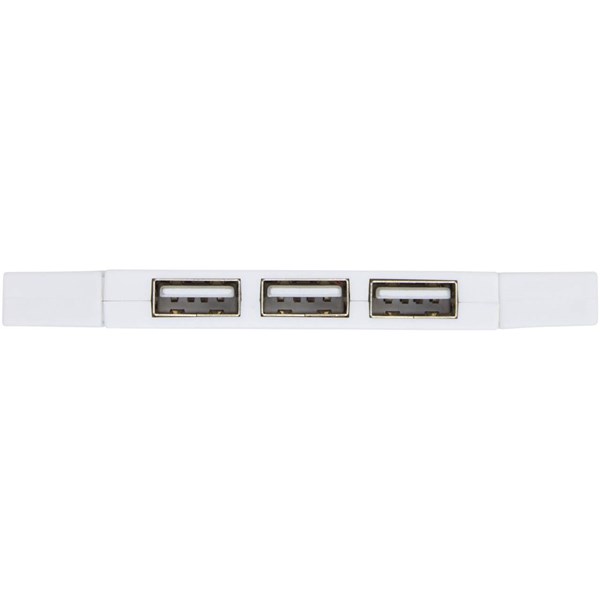 Obrázky: Duálny rozbočovač USB 2.0 biela, Obrázok 6