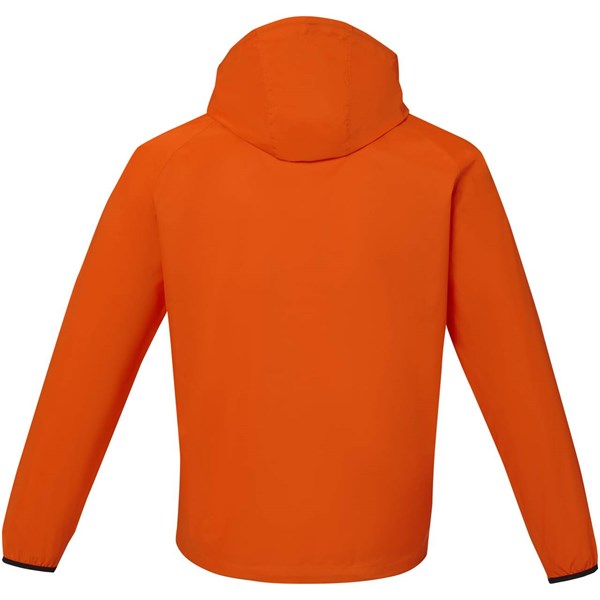 Obrázky: Oranžová ľahká pánska bunda Dinlas XS, Obrázok 2