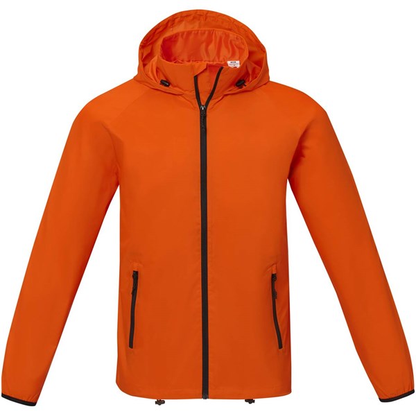 Obrázky: Oranžová ľahká pánska bunda Dinlas S, Obrázok 4