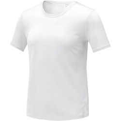 Obrázky: Biele dámske tričko cool fit s krátkym rukávom L