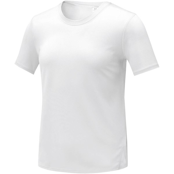 Obrázky: Biele dámske tričko cool fit s krátkym rukávom XL