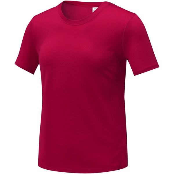 Obrázky: Červené dámske tričko cool fit s krátkym rukávom S, Obrázok 1