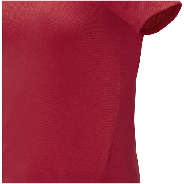 Obrázky: Červené dámske tričko cool fit s krátkym rukávom M, Obrázok 4