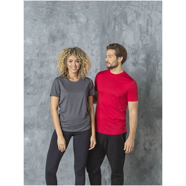 Obrázky: Červené dámske tričko cool fit s krátkym rukávom S, Obrázok 7