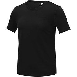 Obrázky: Čierne dámske tričko cool fit, krátky rukáv 4XL