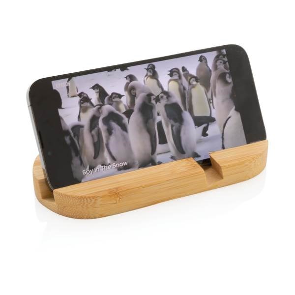 Obrázky: Stojan na telefón a tablet z bambusu, Obrázok 3