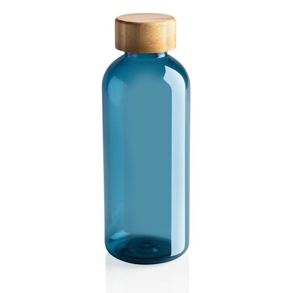 Obrázky: Transpar. modrá fľaša z GRS RPET bambusový uzáver, Obrázok 5