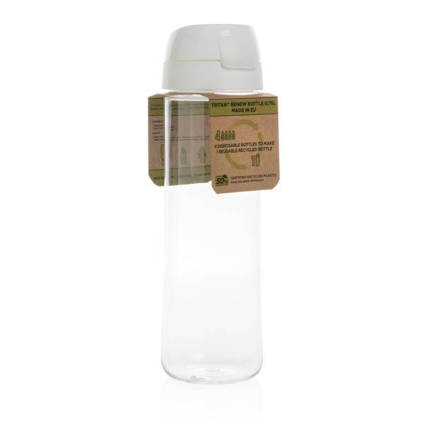 Obrázky: Fľaša 0,75l z Tritan™ Renew, transparentná/biela, Obrázok 2