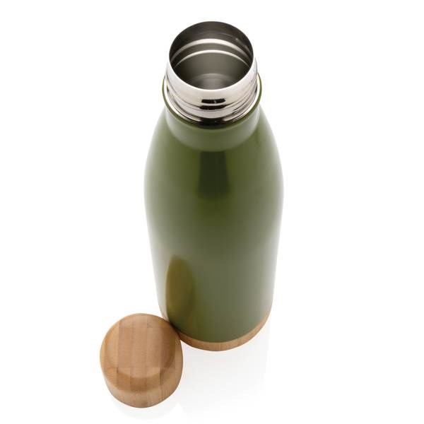 Obrázky: Nerezová termofľaša zelená s bambusovými detailami, Obrázok 4