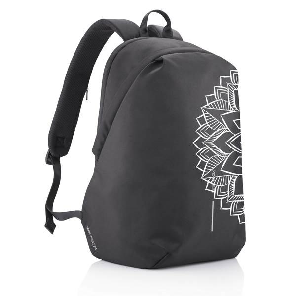 Obrázky: Nedobytný ruksak Bobby Soft "Art",čierny s dekorom