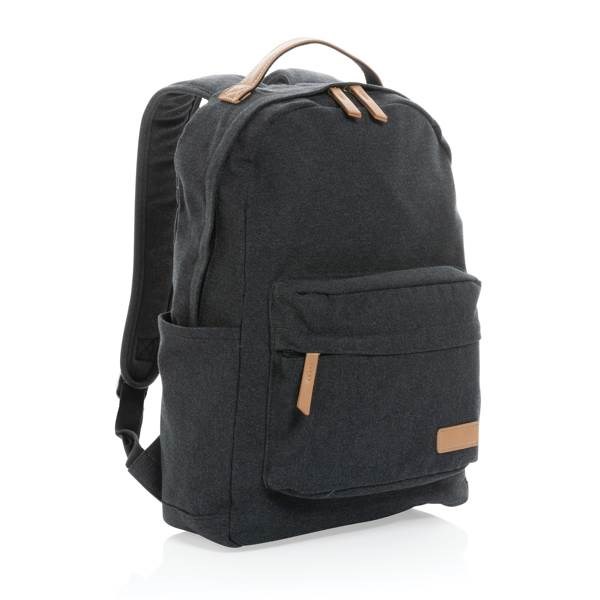 Obrázky: Čierny ruksak Impact z 16 oz. recykl. canvas AWARE, Obrázok 6