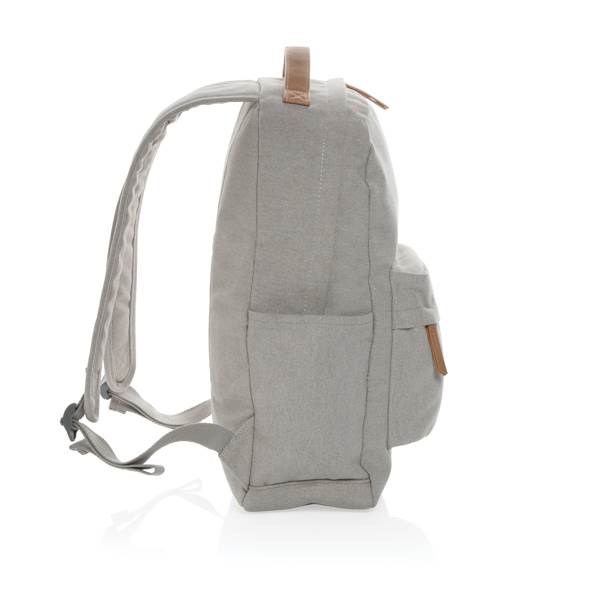 Obrázky: Šedý ruksak Impact z 16 oz. recykl. canvas AWARE, Obrázok 3