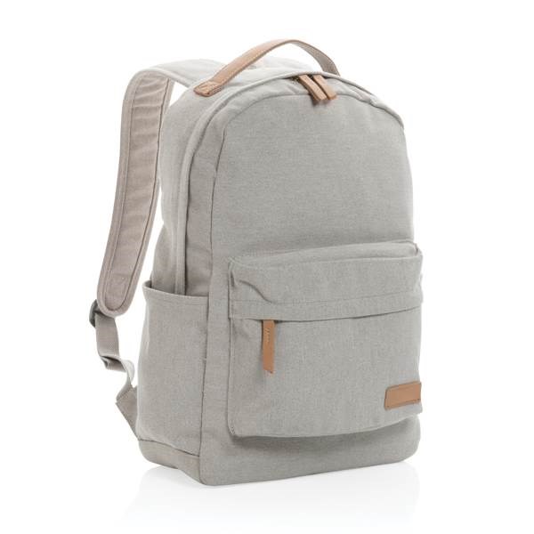 Obrázky: Šedý ruksak Impact z 16 oz. recykl. canvas AWARE, Obrázok 6