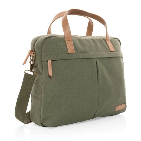 Obrázky: Zelený ruksak na notebook z recykl. canvas AWARE, Obrázok 6