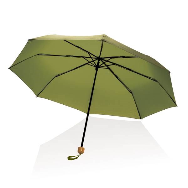 Obrázky: Zelený rPET dáždnik, manuálne otváranie, Obrázok 4