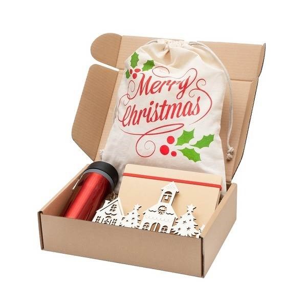 Obrázky: Vianočná darček. sada-taška,termohrnček,zápisník…, Obrázok 1