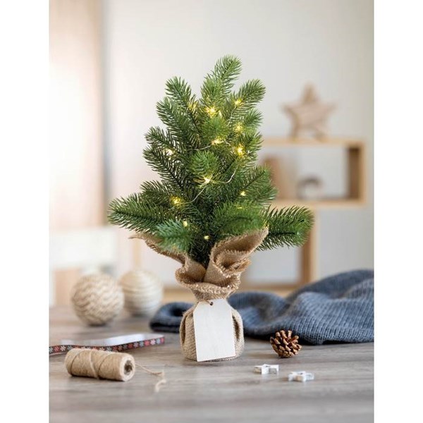 Obrázky: Mini umelý vianočný stromček s 20 LED, Obrázok 2