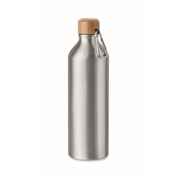 Obrázky: Hliníková fľaša s bambusovým viečkom 800 ml