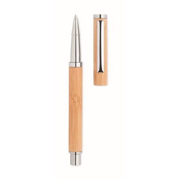 Obrázky: Bambusové gélové pero s modrou náplňou, Obrázok 1