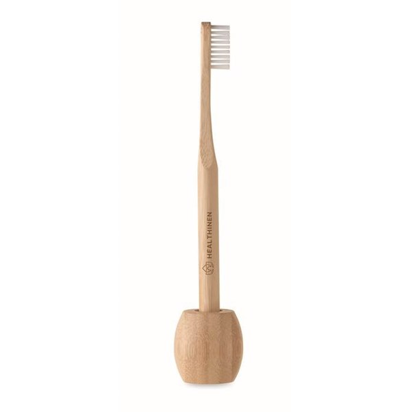 Obrázky: Kefka na zuby s bambusovou rukoväťou so stojanom, Obrázok 5