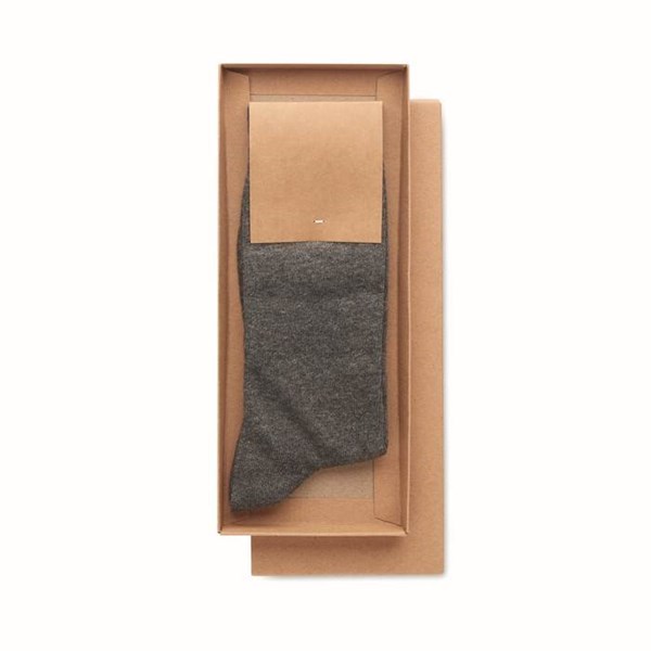 Obrázky: Ponožky v darčekovej krabičke M, šedé, Obrázok 3