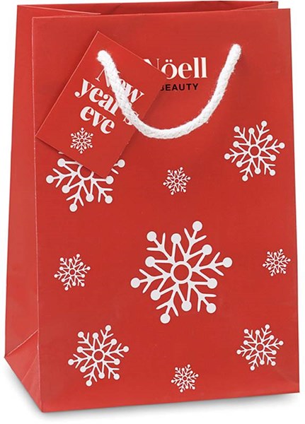 Obrázky: Malá papierová taška s vianočným motívom, 16x23 cm, Obrázok 4