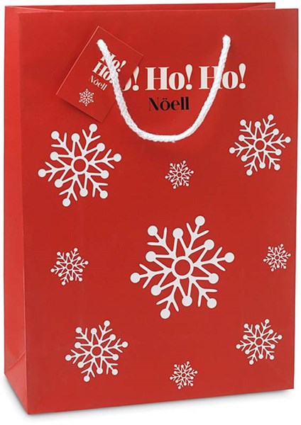 Obrázky: Veľká papierová taška, vianočný motív, 36x26 cm, Obrázok 2