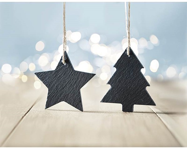 Obrázky: Vianočná bridlicová ozdoba v tvare hviezdy, Obrázok 2
