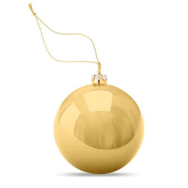 Obrázky: Sublimačná vianočná guľa, zlatá, Obrázok 2