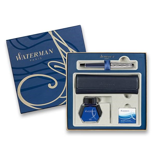 Obrázky: PP WATERMAN Expert SE Deluxe Blue CT+ puzdro+atr.