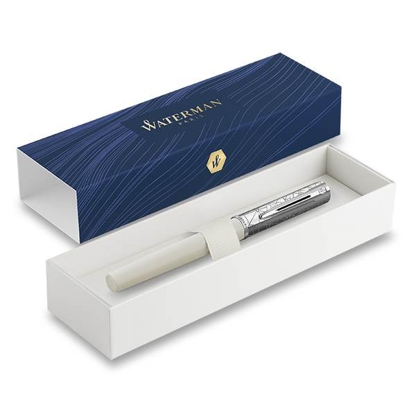 Obrázky: WATERMAN Allure Deluxe White, plniace pero, hrot F, Obrázok 3