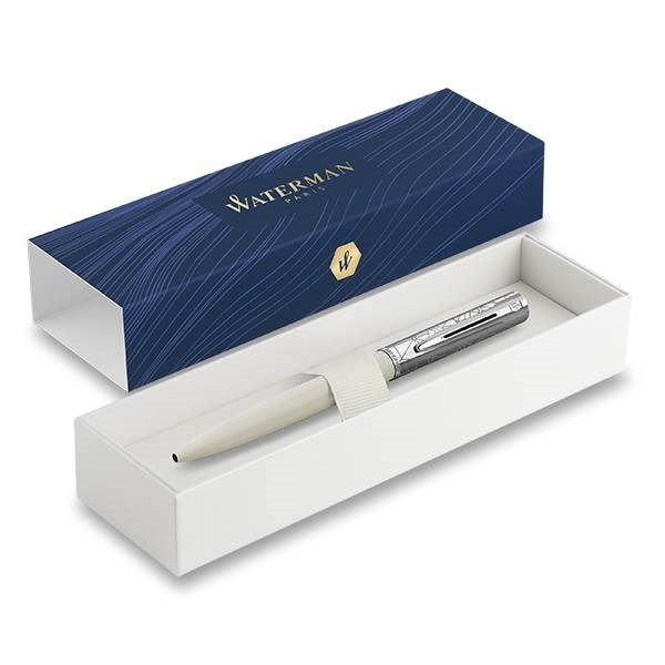 Obrázky: WATERMAN Allure Deluxe White, guličkové pero, Obrázok 3