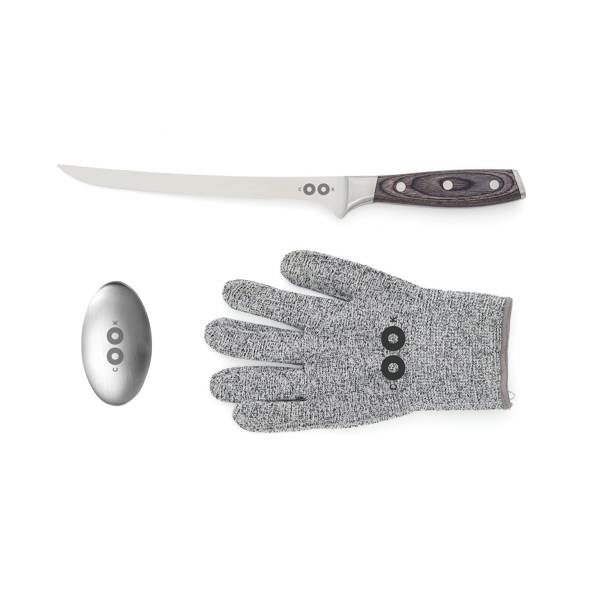 Obrázky: Nôž na filetovanie VINGA Kaiser,rukavica,kov.mydlo, Obrázok 2