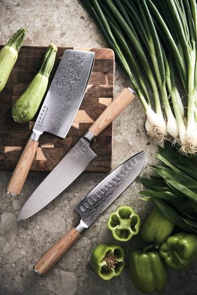 Obrázky: Nôž VINGA Hattasan Damascus Santoku, Obrázok 4